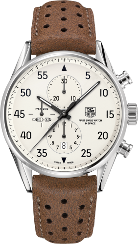 TAG Heuer Carrera Calibre 1887 43 Stainless Steel / Space X / Calf
